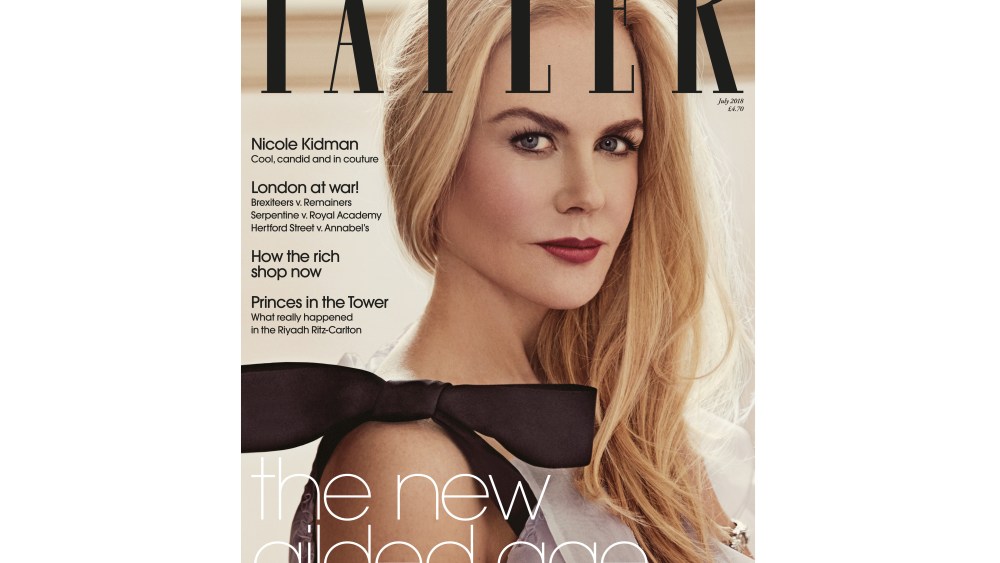 July issue Tatler Nicole Kidman