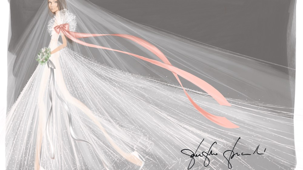 From ValentinoÕs Pierpaolo Picciolo, a look too beautiful not to show in full.