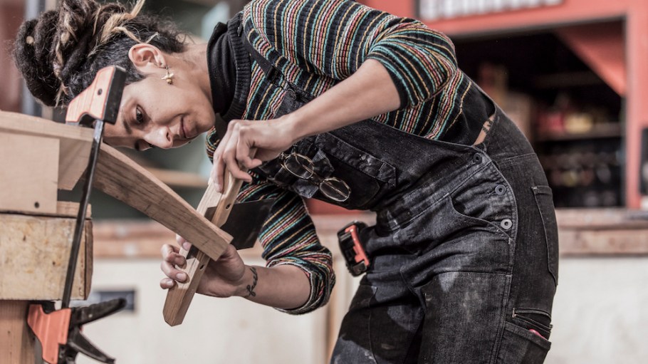 women in overalls