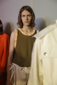 Backstage at Acne Studios Men's Spring 2019