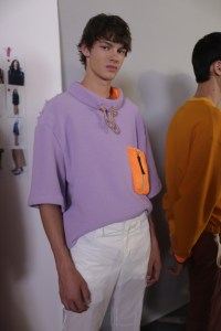 Backstage at Acne Studios Men's Spring 2019