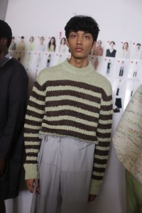 Backstage at Acne Studios Men's Spring 2019