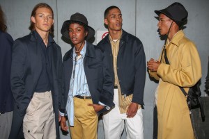 Backstage at AMI Alexandre Mattiussi Men's Spring 2019