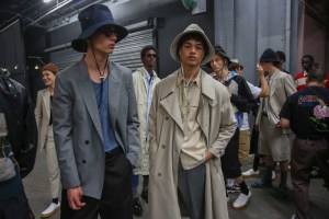 Backstage at AMI Alexandre Mattiussi Men's Spring 2019