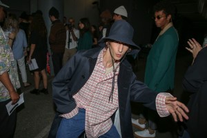Backstage at AMI Alexandre Mattiussi Men's Spring 2019