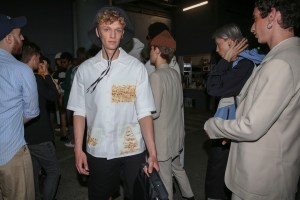 Backstage at AMI Alexandre Mattiussi Men's Spring 2019