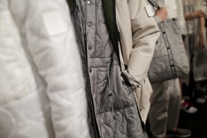 Backstage at Christopher Raeburn Men's Spring 2019