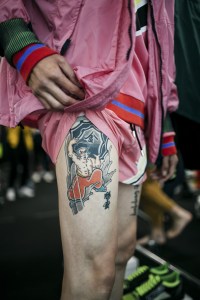 Backstage at Iceberg Men's Spring 2019