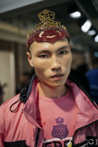 Backstage at Iceberg Men's Spring 2019