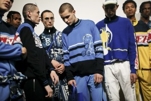 Backstage at Iceberg Men's Spring 2019