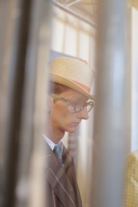 Backstage at Thom Browne Men's Spring 2019