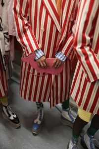 Backstage at Thom Browne Men's Spring 2019