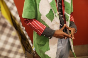 Backstage at Thom Browne Men's Spring 2019