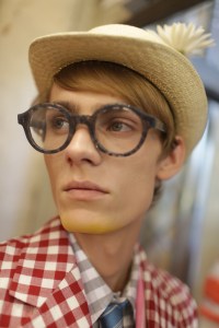 Backstage at Thom Browne Men's Spring 2019
