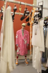 Backstage at Thom Browne Men's Spring 2019