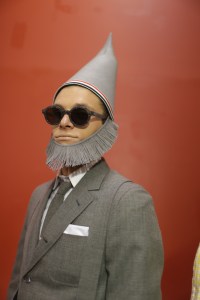 Backstage at Thom Browne Men's Spring 2019