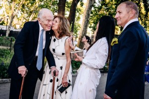 Leonard Lauder, Judy Lauder and John Demsey