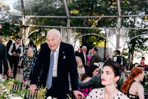 Leonard Lauder and Hilary Rhoda