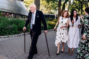 Leonard Lauder, Judy Lauder and SunHee Grinnell