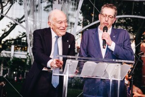 Leonard Lauder and William Rudin