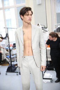 Backstage at Hermès Mens Spring 2019