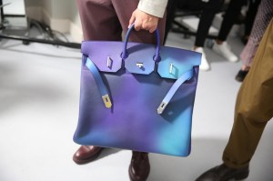 Backstage at Hermès Mens Spring 2019
