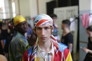 Backstage at MSGM Men's Spring 2019