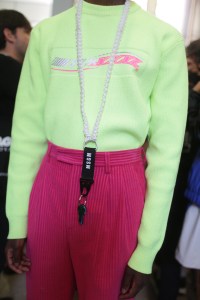 Backstage at MSGM Men's Spring 2019