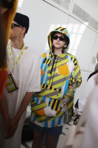 Backstage at Sunnei Men's Spring 2019