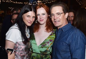 Tabitha Simmons, Karen Elson and Kyle Maclachlan