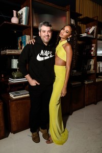 Brandon Maxwell and Joan Smalls