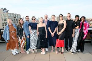 Nicole Heim, Chelsea Healy, CIENNE, Parker Argote, Whitney Pozgay, WHIT, Sue Stemp, Paud Roche, ST. ROCHE, Marcia Patmos, M.PATMOS, Rachel Espersen, Steven Kolb, Rosario Dawson, and Abrima Erwiah,