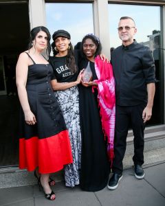 Rachel Espersen, Rosario Dawson, Abrima Erwiah, and Steven Kolb