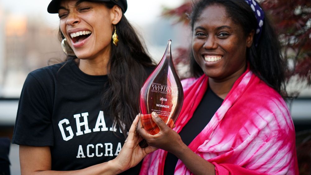 Rosario Dawson and Abrima Erwiah