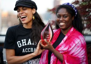 Rosario Dawson and Abrima Erwiah