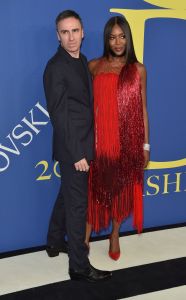Naomi Campbell, Raf SimonsCFDA Fashion Awards, Arrivals, New York, USA - 04 Jun 2018