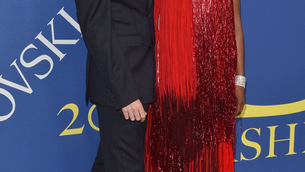 Naomi Campbell and Raf Simons