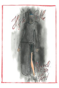 A couture sketch from Chanel.