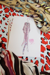A couture sketch from Schiaparelli.
