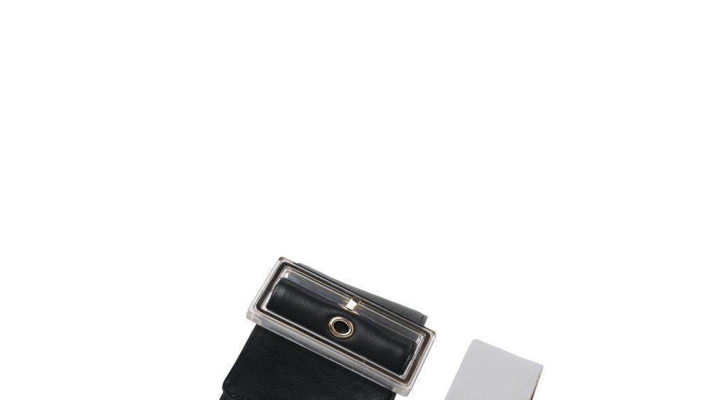 A pair of flat sandals by AGL.