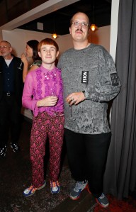 Richard Malone and Liam Hodges attend the Fashion East and Bistrotheque private dinner