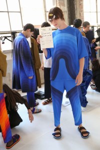 Backstage at Dries Van Noten Men's Spring 2019