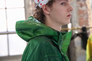 Backstage at Dries Van Noten Men's Spring 2019