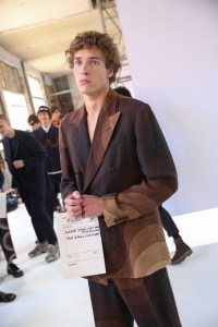 Backstage at Dries Van Noten Men's Spring 2019