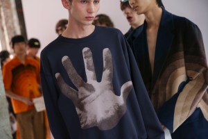 Backstage at Dries Van Noten Men's Spring 2019