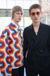 Backstage at Dries Van Noten Men's Spring 2019