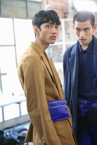 Backstage at Dries Van Noten Men's Spring 2019