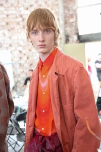 Backstage at Dries Van Noten Men's Spring 2019