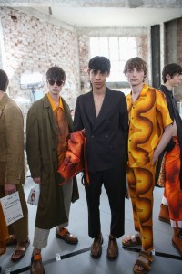 Backstage at Dries Van Noten Men's Spring 2019