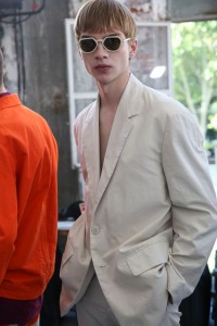 Backstage at Dries Van Noten Men's Spring 2019